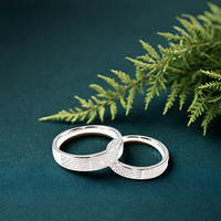 Forgegleam & Elara Couple Ring –Silver