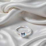 Spark Beam Ring in Silver