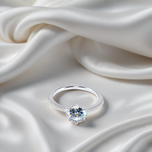 Spark Beam Ring – Sterling Silver in Quiet Luxury