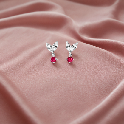Wingflare Drop Earring in Sterling Silver