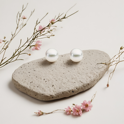 Gleamdrop Stud Earring in Sterling Silver