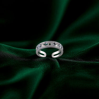 Sterling Silver Startrace Women`s Ring