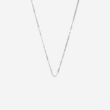 Silver Men`s Chain in Sleek Motion