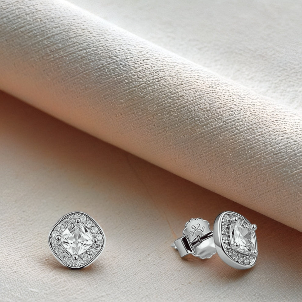 silver cushara women`s earrings