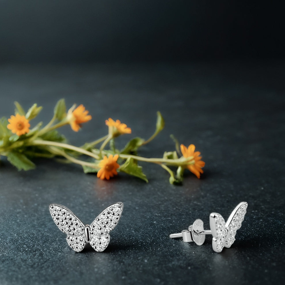 silverflutter glow women`s earrings