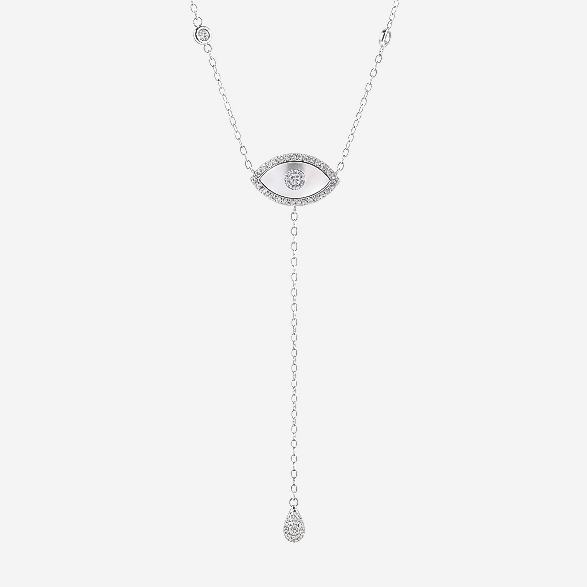 Silver Grace Eye Pendant