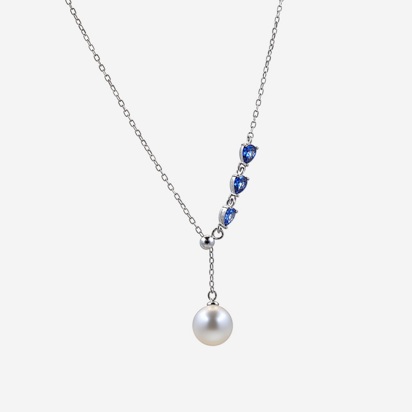 silver azura linea pendant