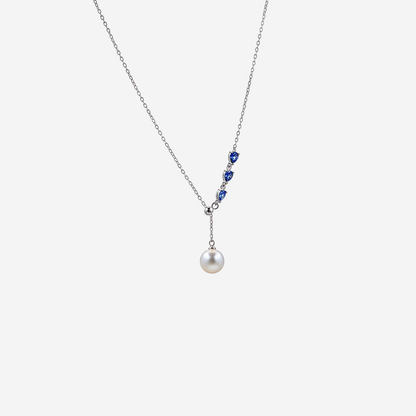 silver azura linea pendant