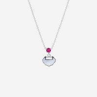 Silver Rosara Purse Pendant