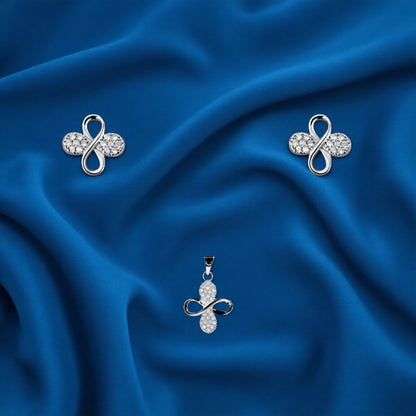 Silver Eterna Vertica Pendant