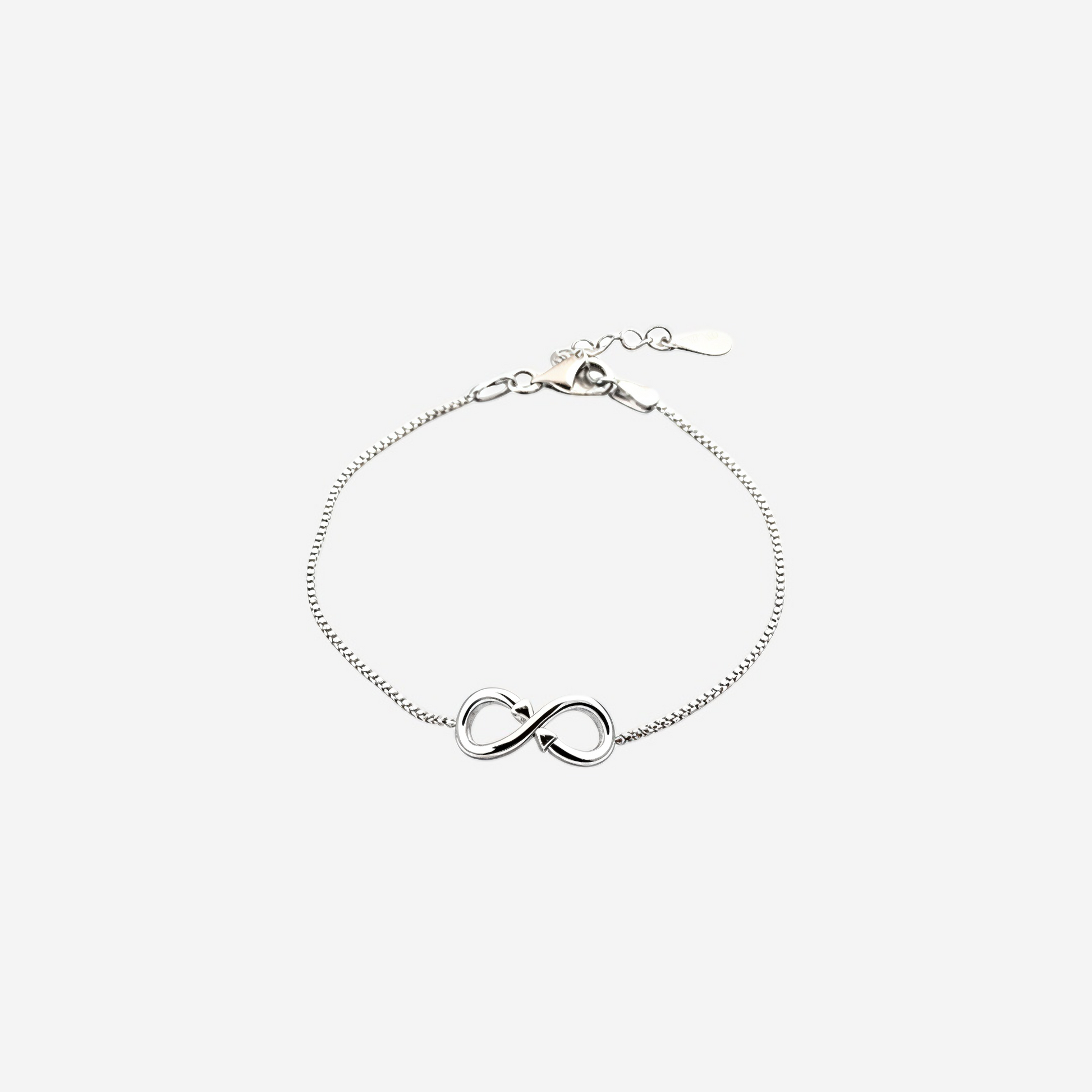 Silver Grace Infinity Bracelet
