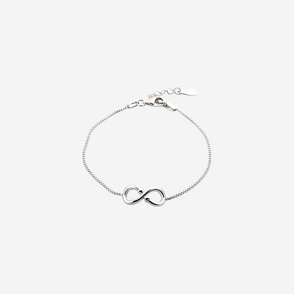 Silver Grace Infinity Bracelet