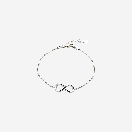 Silver Grace Infinity Bracelet