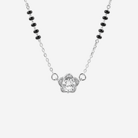 Silver Florara Mangalsutra Pendant