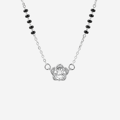 Silver Florara Mangalsutra Pendant