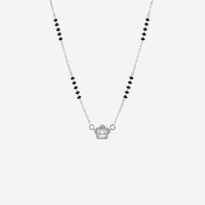 Silver Florara Mangalsutra Pendant