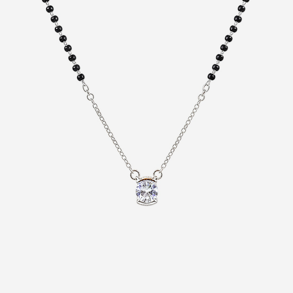 Silver Noira Mangalsutra Pendant