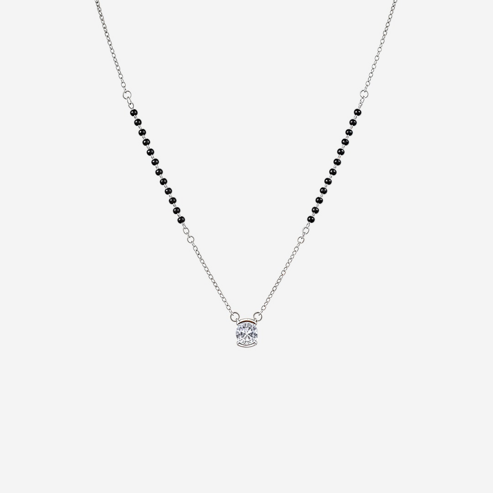 Silver Noira Mangalsutra Pendant