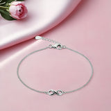 Tiny Infinity shaped women`s Bracelet