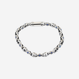 Diamond shaped linked Men`s bracelet