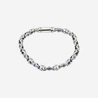 Silver Diamora Crest Men`s bracelet