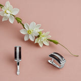 Elegant Silver Vertical Gem Women`s earrings