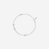 Silver Minora women`s Anklet