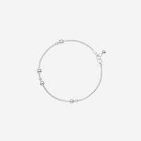 Silver Minora women`s Anklet
