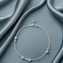 Silver Minora women`s Anklet