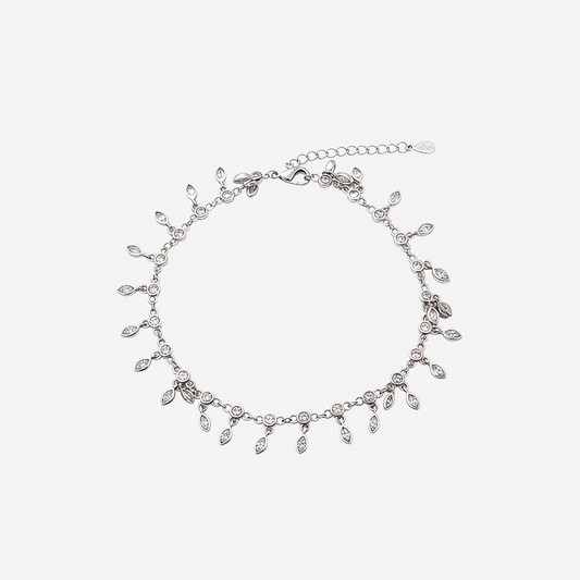 Silver Sylvara Women`s Anklet