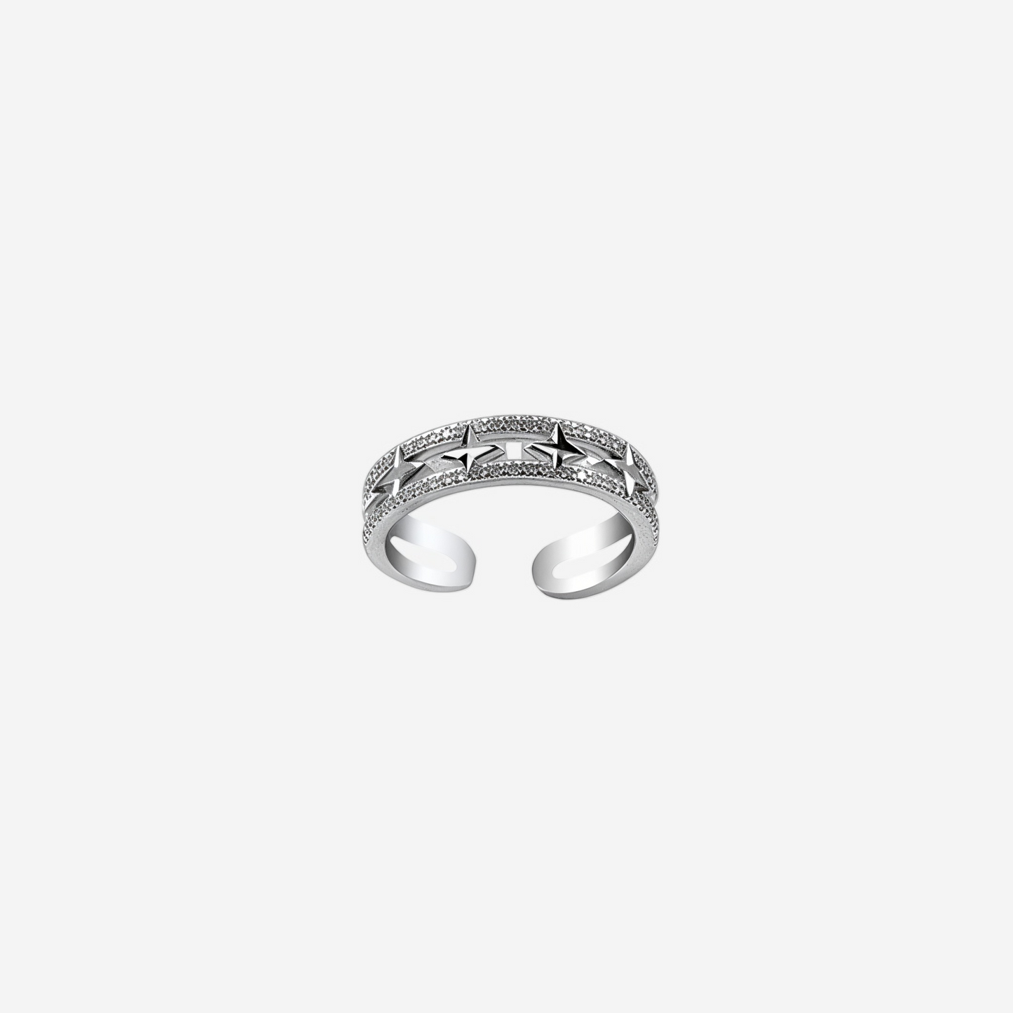 sterling silver startrace women`s ring