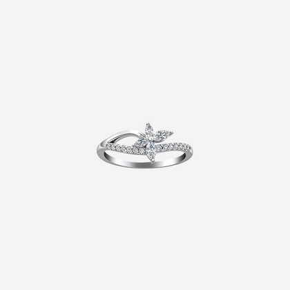 Bloomtrace Women`s Ring – Sterling Silver