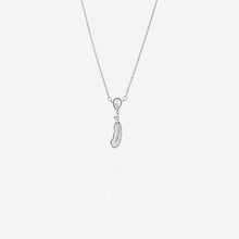 Sterling silver Luma Feather Pendant