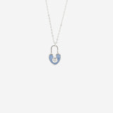 Locked in Love Pendant in silver