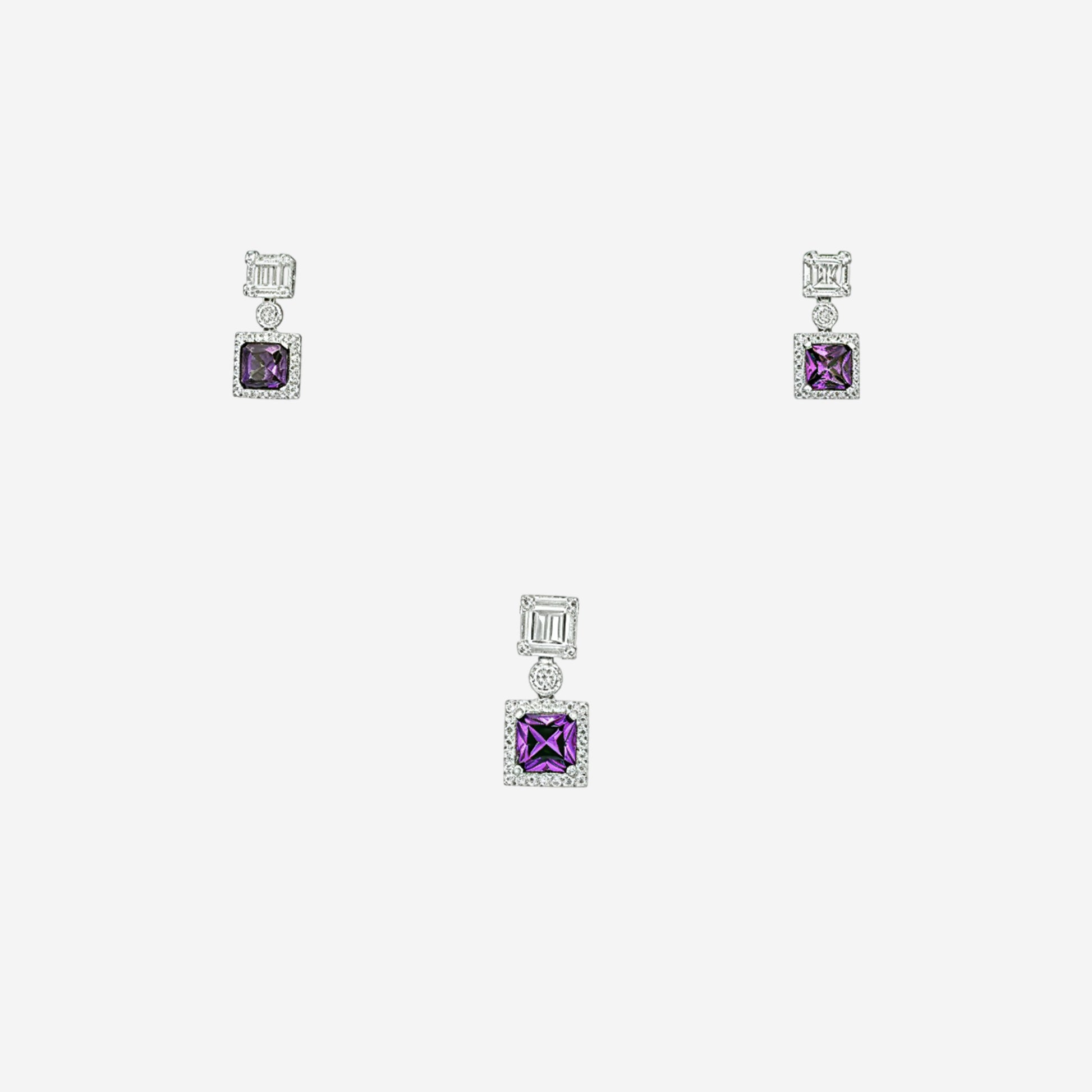 Sterling silver Halo Pure Set