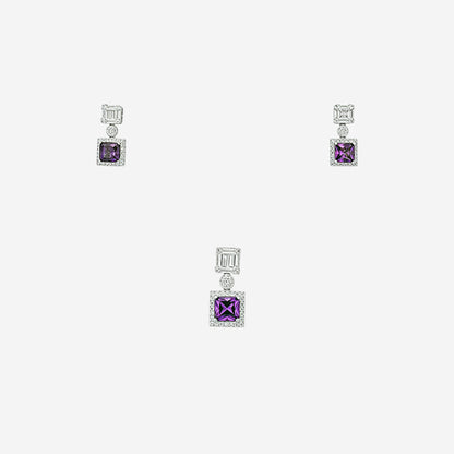 Sterling silver Halo Pure Set