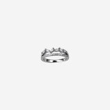 Silver Crown patterned Women`s Ring