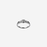 Silver Heartline Women`s Ring