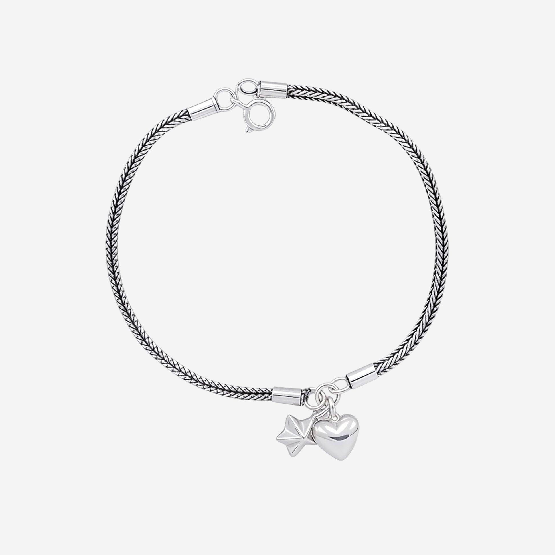 Sterling Silver Braidele Anklet