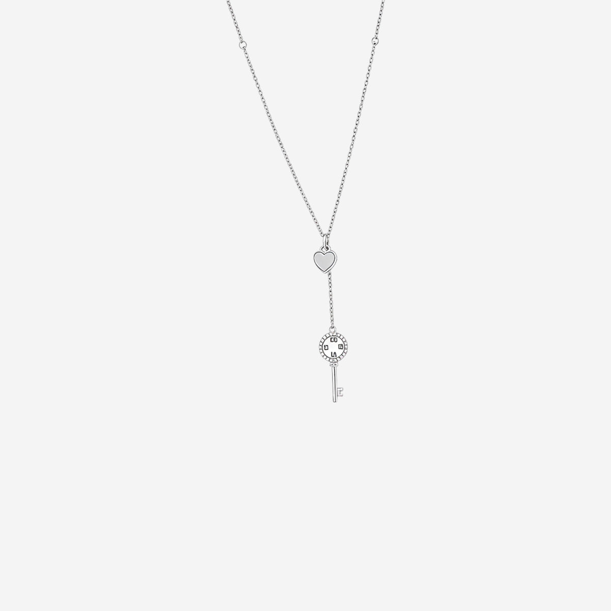 Sterling Silver Timelove Pendant in Romantic Symbolism