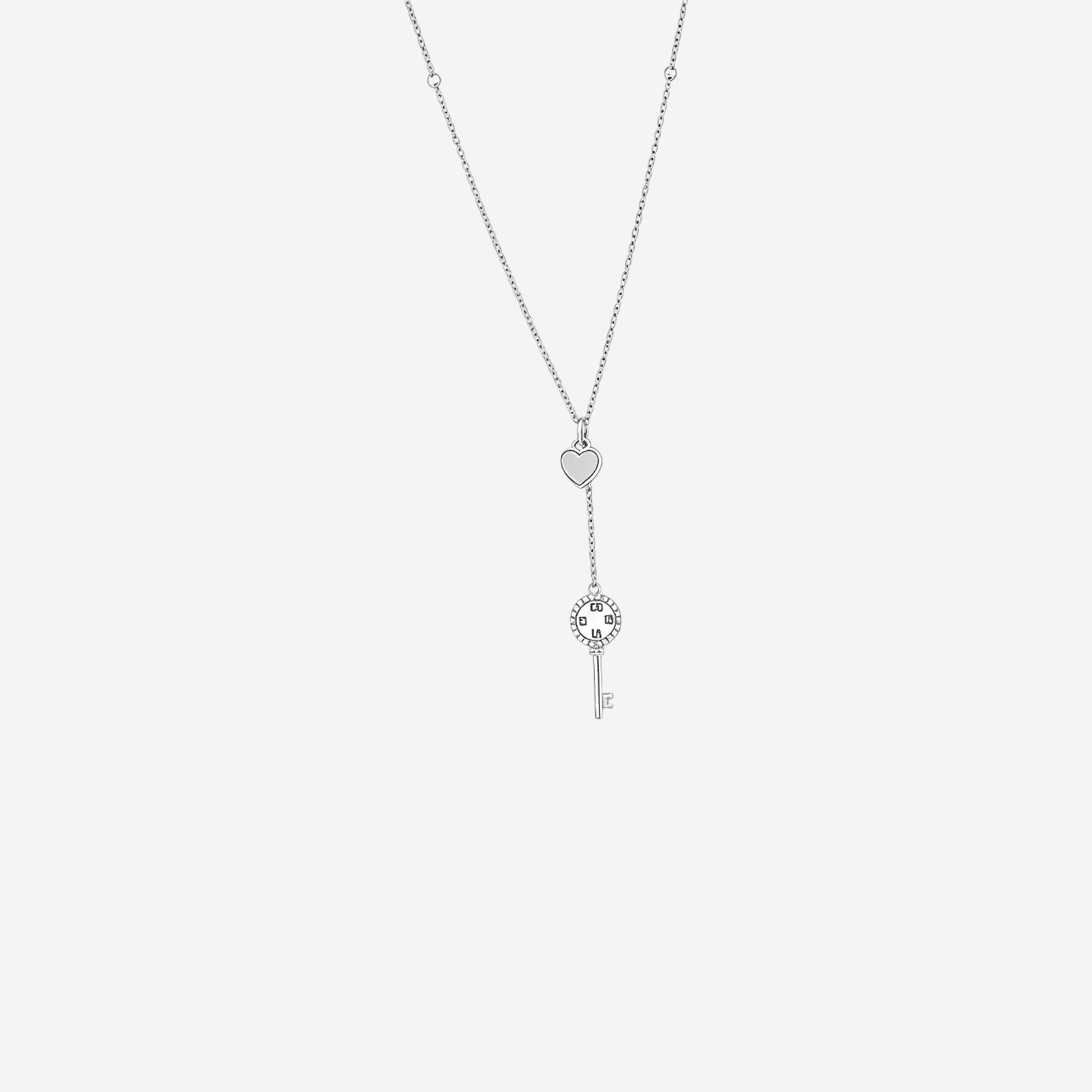 Sterling Silver Timelove Pendant in Romantic Symbolism