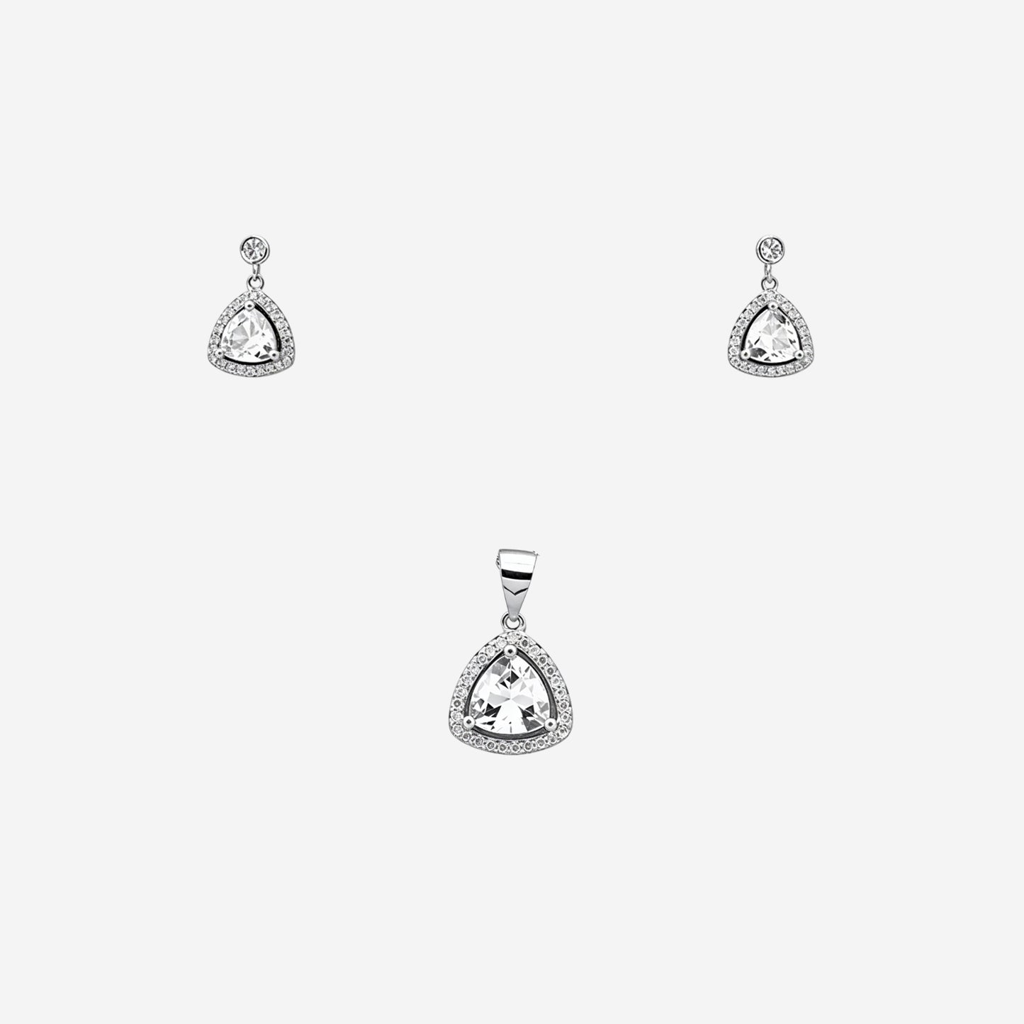 sterling silver eira trio pendant