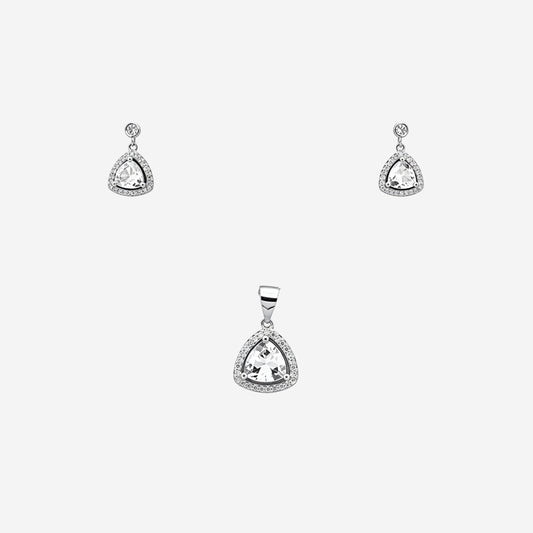 Sterling silver Eira Trio Pendant