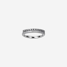 Silver Twincrest Women`s Band