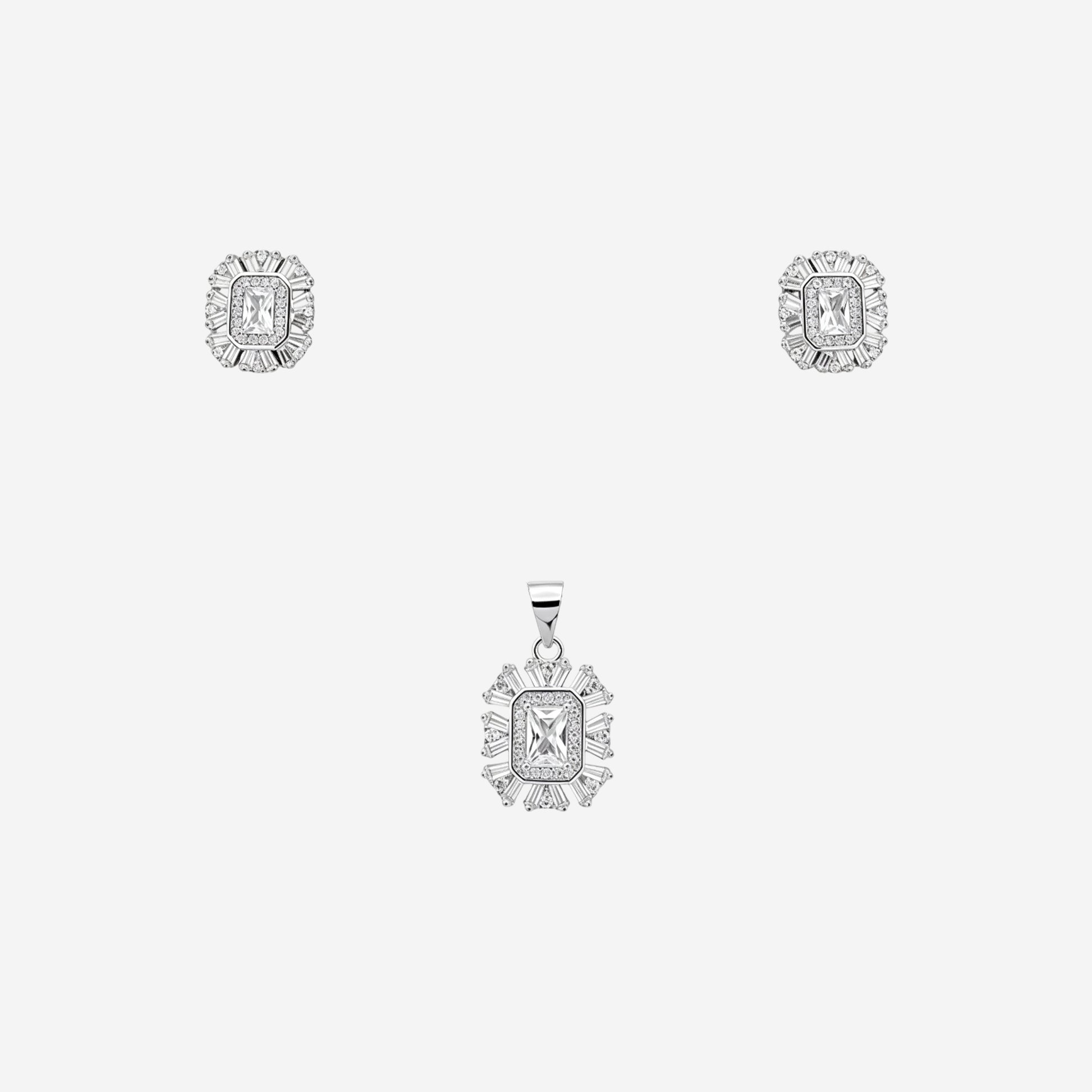 Sterling silver Eira Crest Set