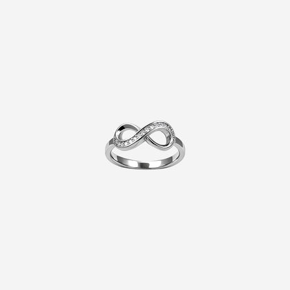 Silver Infinity Women`s Ring