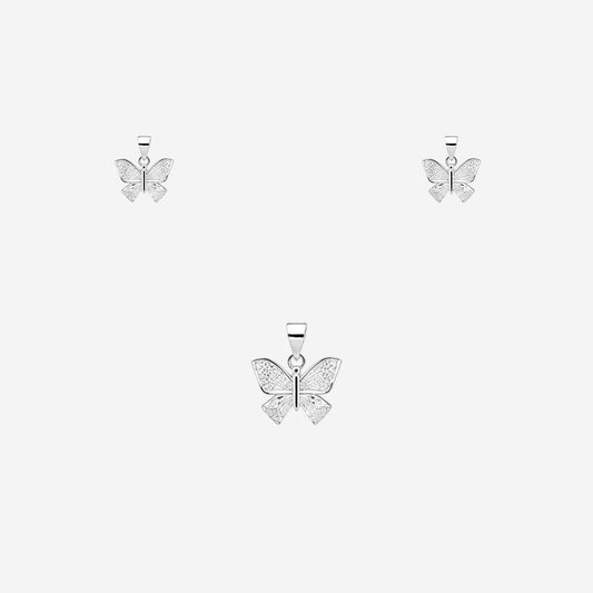 Sterling silver Flora Flit Pendant