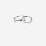 Silver Prism Unity Couple Rings