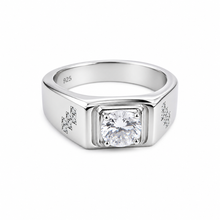 Silver Squarion Men`s Ring