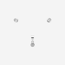 Sterling silver Eira Beam Pendant